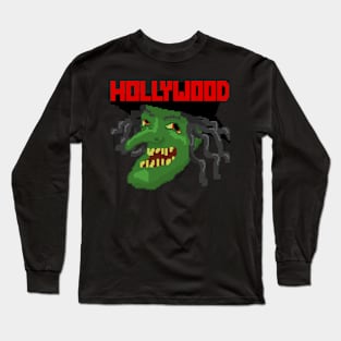 Hollyween Pixel Witch Long Sleeve T-Shirt